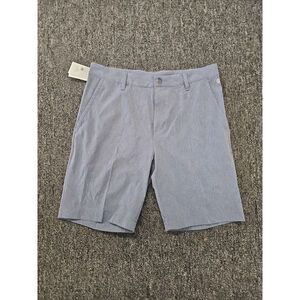 Adidas Men's Crosshatch Golf Shorts Navy White Size 30